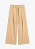 Pantaloni con pinces e cintura da annodare, bonprix