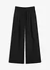 Pantaloni con pinces e cintura da annodare, bonprix
