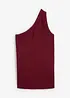 Top monospalla in maglia di misto viscosa, bonprix