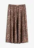 Gonna midi in mesh morbido, bonprix