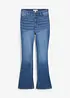 Jeans bootcut, vita alta, bonprix