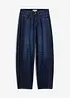 Jeans barrel super soft, vita media, bonprix