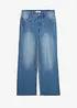 Jeans straight, vita media, bonprix