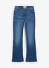 Jeans bootcut, vita media, bonprix