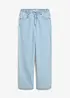 Jeans loose fit con elastico in vita, straight, bonprix