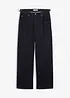 Jeans wide leg, vita media, bonprix