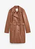 Trench in pelle, bonprix