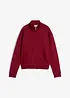 Felpa con zip in puro cotone biologico, bonprix