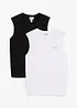 Canotta in puro cotone biologico, loose fit (pacco da 2), bonprix