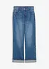 Jeans wide leg, vita bassa, bonprix