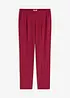 Pantaloni con elastico in vita e piega stirata, bonprix