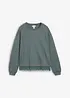 Felpa con inserto in pizzo, bonprix