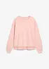 Felpa con inserto in pizzo, bonprix