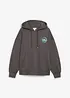 Felpa con cappuccio in puro cotone, bonprix