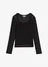 Maglia in mesh a maniche lunghe, bonprix