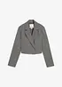 Blazer cropped con colletto a revers, bonprix