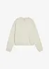 Felpa oversize in puro cotone biologico, bonprix