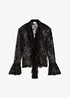 Camicetta trasparente con pizzo, bonprix