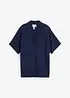 Maglia in filato fine misto seta con colletto a polo, bonprix