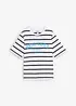 T-shirt in puro cotone a righe, bonprix
