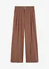 Pantaloni con pinces in misto viscosa fluente, bonprix