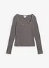 Maglia a costine in puro cotone biologico, bonprix