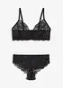 Reggiseno bustier e brasiliana ouvert (set 2 pezzi), bonprix