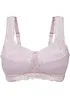 Reggiseno contenitivo senza ferretto con spalline imbottite, bonprix