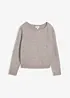 Maglione con scollo a barca, bonprix