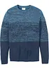Maglione dalla linea comfort in filato fine misto cotone, bonprix