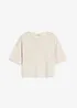 T-shirt boxy cropped, bonprix