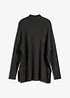 Maglione stile poncho in misto viscosa morbido, bonprix