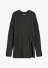 Maglione lungo in misto viscosa fluente, bonprix