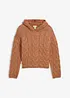 Maglione in filato grosso di misto lana morbido, bonprix