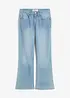 Jeans bootcut, vita media, bonprix