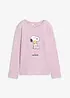 Maglia con Snoopy a maniche lunghe in puro cotone, Peanuts