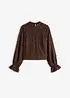 Blusa in materiale operato, bonprix