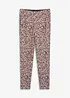 Pantaloni di viscosa in punto di Roma con vita elasticizzata, bonprix