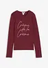 Maglia a maniche lunghe in puro cotone, bonprix