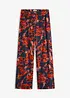Pantaloni a palazzo in crêpe leggero di viscosa, bonprix