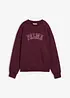 Felpa oversize in misto cotone, bonprix