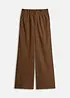 Pantaloni di velluto a coste con gambe larghe, bonprix