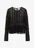 Maglia a maniche lunghe in pizzo, bonprix
