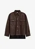 Camicia in similpelle effetto usato, bonprix