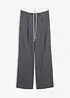 Pantaloni larghi in misto viscosa, bonprix