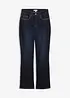 Jeans straight a vita alta con dettagli decorativi sulle tasche, bonprix