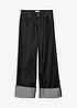 Jeans baggy, vita media, bonprix