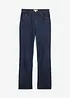 Jeans straight lunghi in cotone biologico, vita alta, bonprix