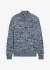 Maglione con mezza zip e cotone, bonprix