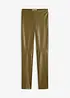 Pantaloni in similpelle di misto punto di Roma, bonprix